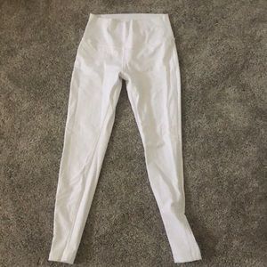 White Lululemon Align Pant 28”